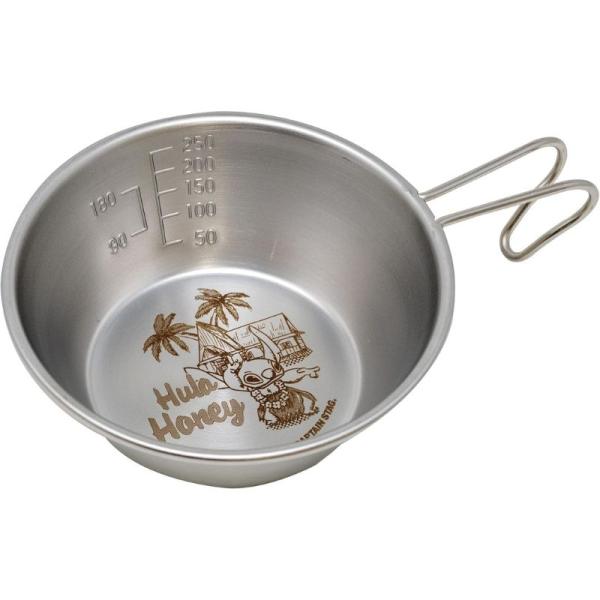 キャプテンスタッグ ステンレスシェラカップ320ｍｌ リロ＆スティッチ／フラ MA-2326