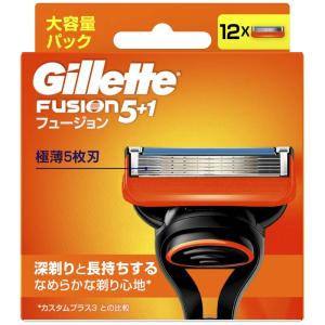ジレット フュージョンマニュアル 替刃 12個入 P&G カミソリ/男性用/替刃