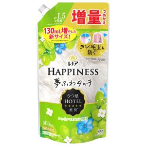レノア ハピネス 夢ふわタッチ シャインマスカットの香り 詰替え 500ml 洗濯補助剤/柔軟剤