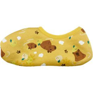 ぽかぽかそっくす ショート / 2003970-05 温泉カピバライエロー 丸和貿易 衣類/ソックス...