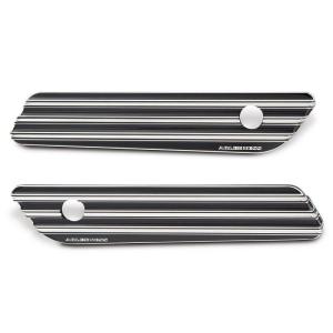 03-608 10Gauge Saddlebag ラッチ・カバー ブラック 2014〜2022