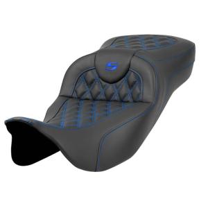 Saddlemen Road Sofa LS シート GEL入り ブルーステッチ ブラック 2008