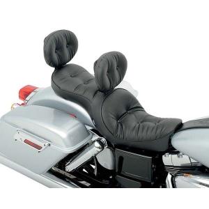 ハーレー　DRAG SPECIALTIES シーシーバー　バッグレスト テーパードシーシーバー用 バックレストパッド ダブルダイアモンド