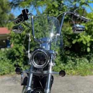 ソフテイル41㎜フォーク用 シリーズ3・フライスクリーン (ブラック) DART ソフテイル デュース FXSTD 41㎜フォーク用 シリーズ3・フライ