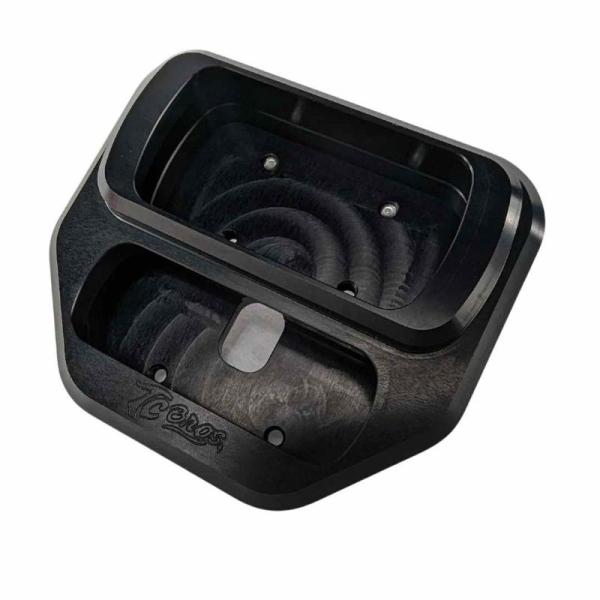 TCブロス ライザー用 M8ソフテイル デジタルゲージリロケーションベゼル (ブラック)