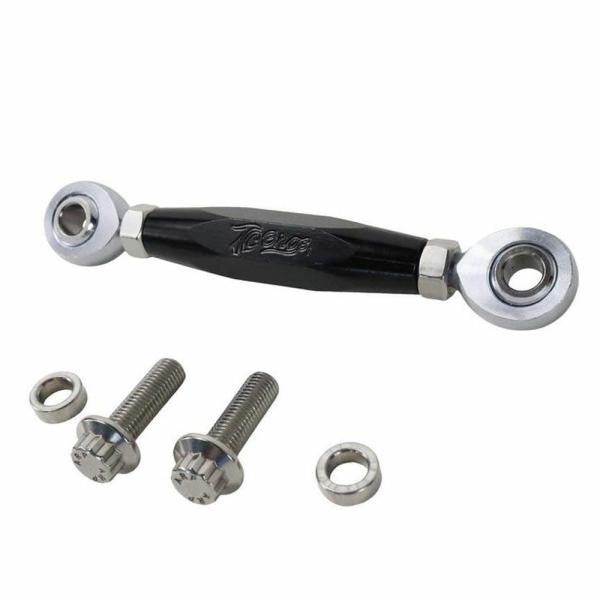 ハーレー M8ソフテイル ミッドコントロール用 アジャスタブル ブレーキリンケージ ブラック TCブ...