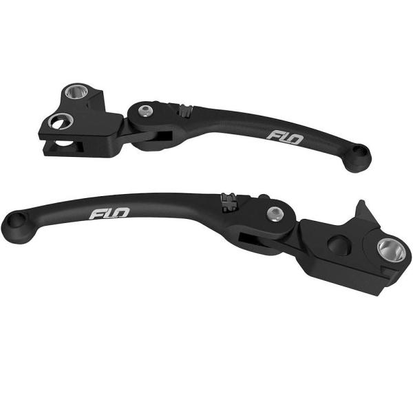 122-0802:FLO MOTORSPORTS MXスタイル レバーセット ブラック　2014〜2...