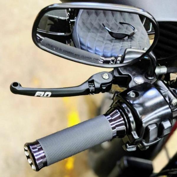 2024以降 FLHX FLTRX MXスタイル アジャスタブルレバー ブラック FLO Motor...