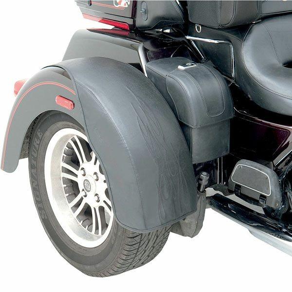 サドルマン 1414-0014 Saddlemen トライク用 リアフェンダーブラ フレイムデザイン