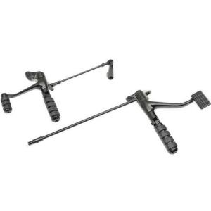 ハーレーダビッドソン ソフテイルフォワードコントロールキット 黒 ホンダ（HONDA） ハーレー フォワードコントロール キット ブラック