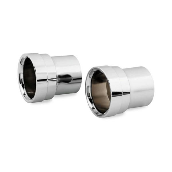 バンス&amp;ハインズ 16919 ビッグショットエキゾースト用エンドキャップ ストレートカット クローム