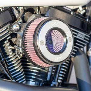 S&S Air Stinger ティアドロップ・ステルスエアクリーナー グロス
