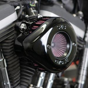 S&S ブラック ミニティアドロップ ステルスエアクリーナー 1991〜2006