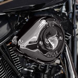 S&S Air Stinger ティアドロップ・ステルスエアクリーナー クローム M8