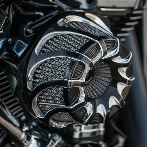 Arlen Ness 18-987 Drift　Invertedエアクリーナー　ブラック 2017〜...