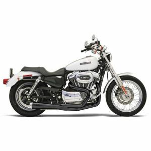 【バッサーニ】1800-1273 バッサーニ(Bassani) Road Rage 2-INTO-1 ショート ブラック　2004〜2013 スポーツスター｜hd-parts