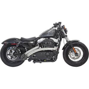 スポーツスターマフラー　Bassani fire power (2014年〜) バッサーニ 1800-1638 BASSANI RadialSweepers マフラー ブラック