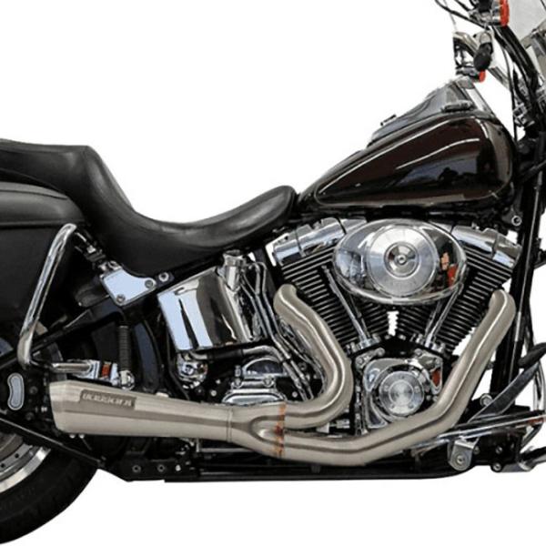 1986〜2017 ソフテイル リッパー ショート・ロードレイジ 2-1 フルエキゾーストマフラー ...