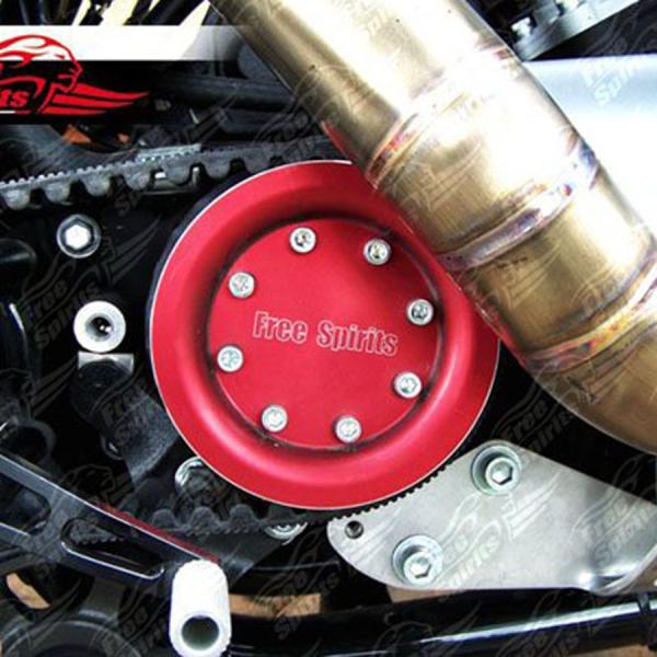 Free Spirits フロントプーリーカバー (レッド) 2004〜2010 XL883、200...
