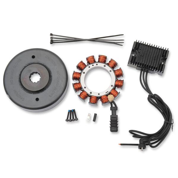 ハーレー エボ、ショベル ビッグツイン用 32A ヘビーデューティー オルタネーター/レギュレーター...