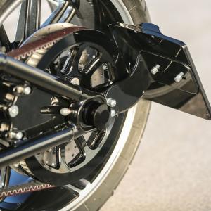 ThunderBike 22-74-250 ダービーカバー Torque ブラック M8ソフテイル