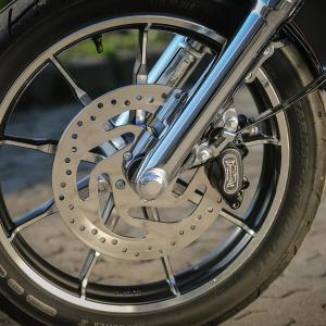 ThunderBike 22-74-260 ダービーカバー Torque Logo ブラック M8