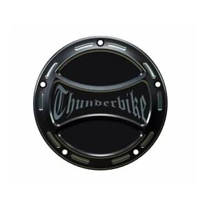ThunderBike 22-74-250 ダービーカバー Torque ブラック M8ソフテイル