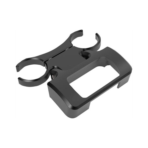 FXBB/S、FXST、FXBR/S Tバーハンドル用 1.25インチ メーターマウント ブラック ...