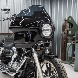 SHOEI製ハーレーFXR1340 ヤッコカウル 小豆 社外 中古 当時物 スーパー