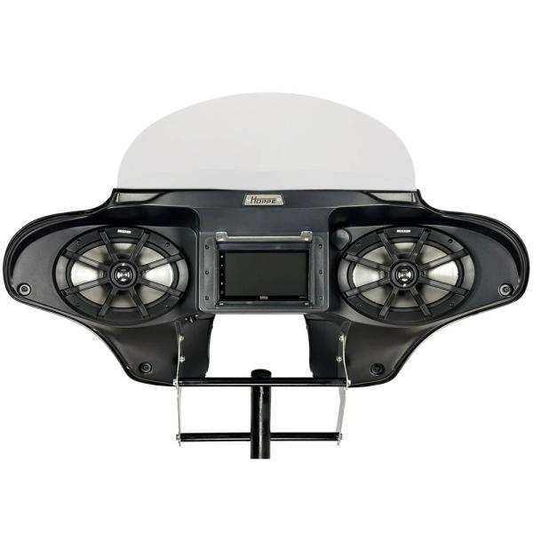 HOPPE INDUSTRIES バットウイングフェアリング タッチスクリーンオーディオ 6x9イン...
