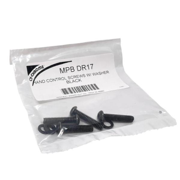 ハーレー ハンドコントロール用スクリューキット ブラック Drag Specialties
