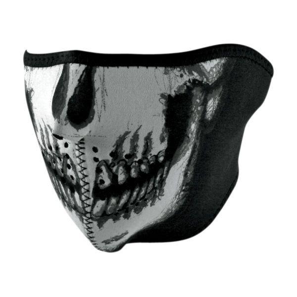 2503-0082 ネオプレーン ハーフマスク スカル「GLOW IN THE DARK」