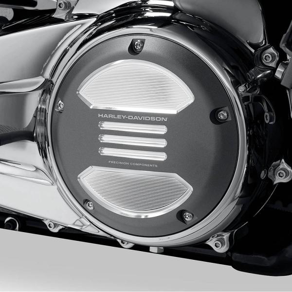 ハーレー純正 M8ツーリング Adversary ダービーカバー グラファイト 25701537