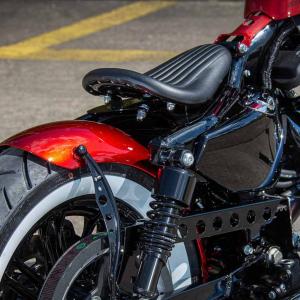 GOODS スポーツスター用GOODサドルシートキット スムース ブラック