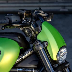 Drag Specialties リアサスペンション 12インチ (クローム) ダイナ