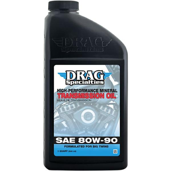 ハイパフォーマンス ミッションオイル 80W-90 ビッグツイン用 (1クオート) ドラッグスペシャ...