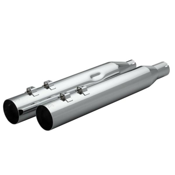 クロームワークス 4インチ HPプラス・ストレートカット スリップオンマフラー Ripperバッフル...