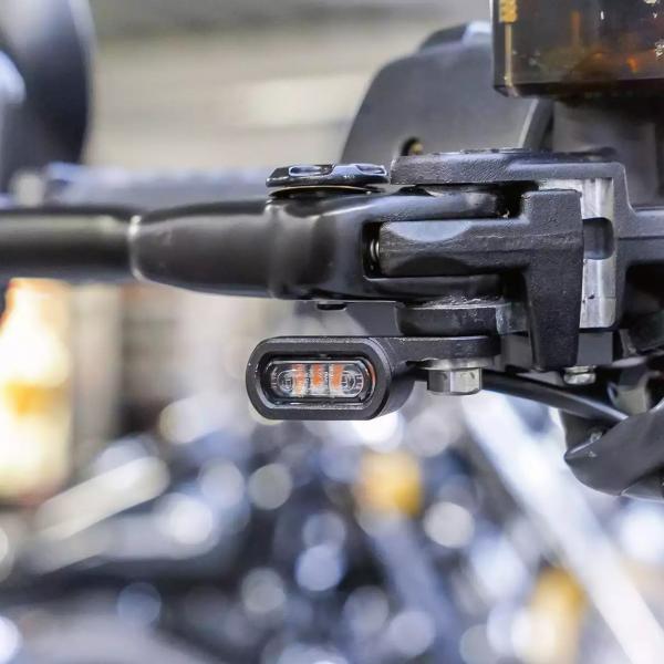 ハーレー スポーツスターS RH1250S Stripe LED フロントターンシグナルセット ブラ...