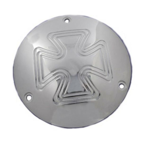 ハーレー 1984〜1998 ダイナ、ソフテイル、ツーリング アイアンクロスロゴ ダービーカバー V...