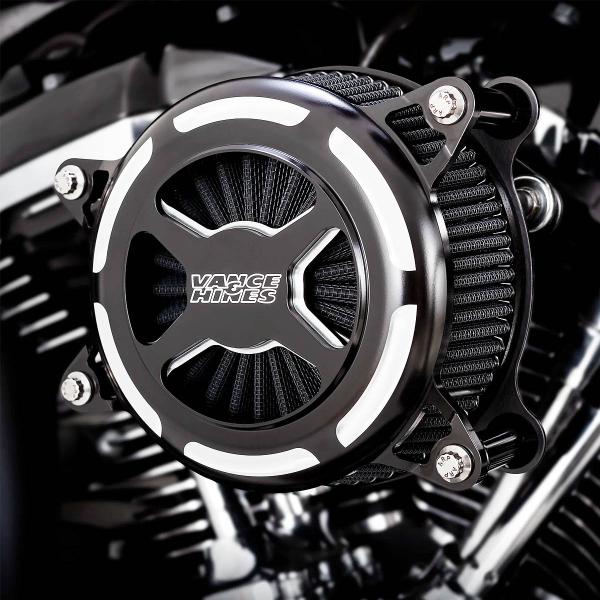 VANCE&amp;HINES VO2 X エアークリーナー　ブラック　ケーブルスロットル用 42341