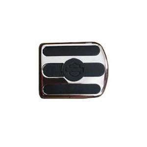 ハーレー純正 クローム＆ラバー・ブレーキペダルパッド  3スロット  ホリゾンタル  スモール 42...