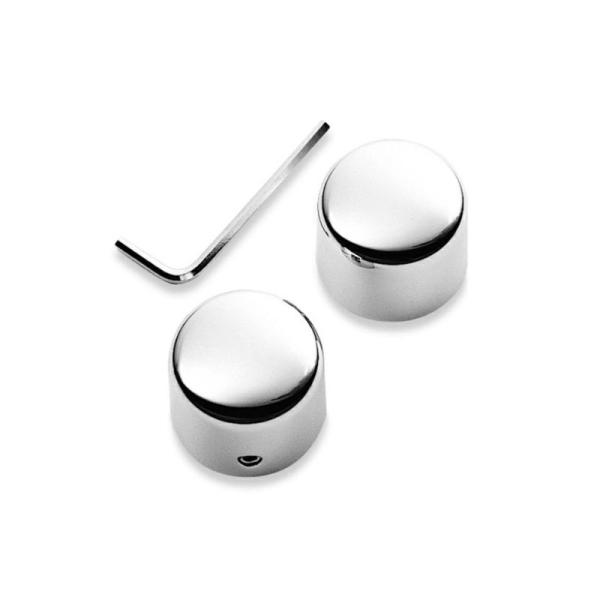 ハーレー純正 クラシッククローム・フロントアクスルナットカバーキット ダイキャスト 44117-07...