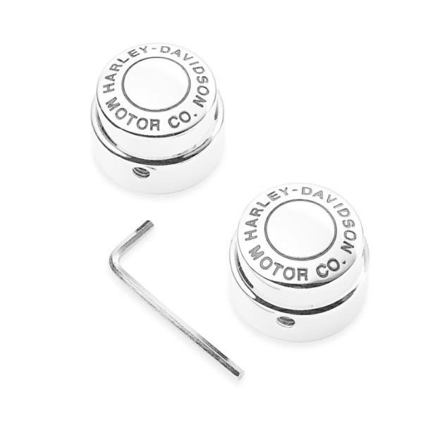 ハーレー ダビッドソン H-D MOTOR CO.ロゴ・フロントアクスルナットカバーキット 4414...
