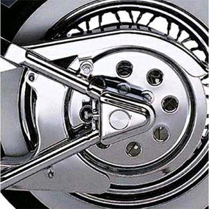 ハーレー純正 クローム・スイングアーム・アクスルカバー 47596-91B