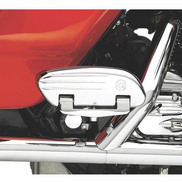 ハーレー純正 スウィプトウイング・パッセンジャーフットボードパン 50357-04