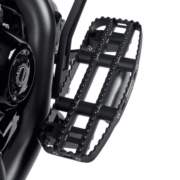 ハーレー純正 80GRIT ライダーフットボード ブラック 50501604