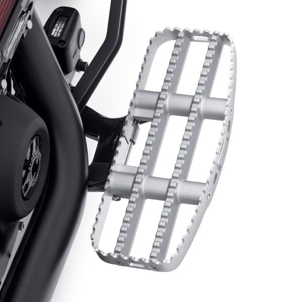 ハーレー純正 80GRIT ライダーフットボード ロウアルミ 50501612