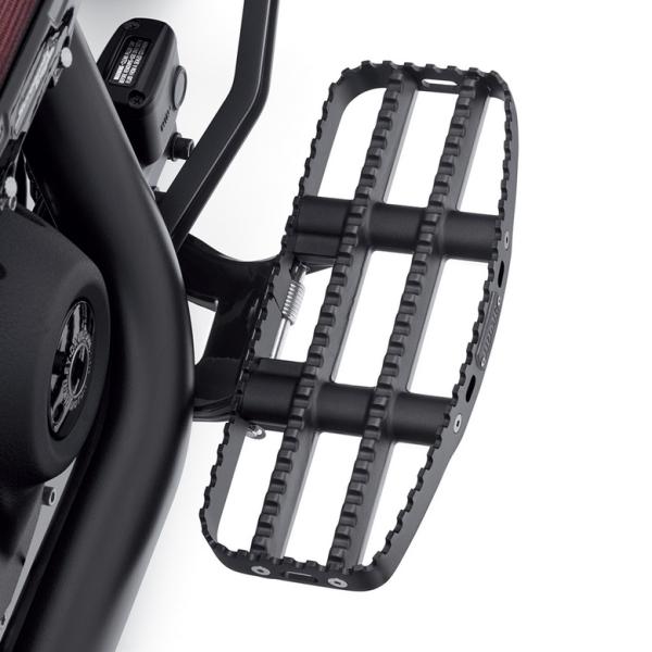 ハーレー純正 80GRIT ライダーフットボード ブラック 50501613