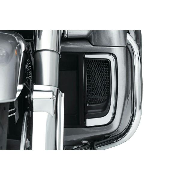 クリアキン 5064 トレーサー LED フェアリングロワーグリル サテンブラック 2014〜 FL...