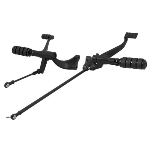 ハーレー 2004〜2013 XL Sportster フォワードコントロールキット ブラック